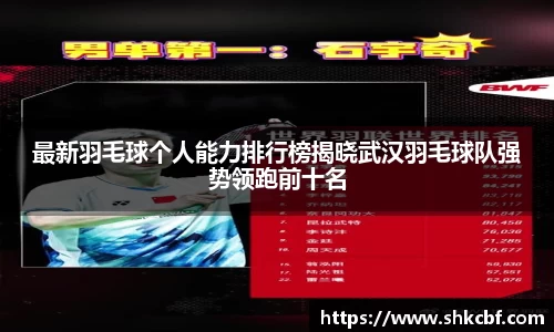 最新羽毛球个人能力排行榜揭晓武汉羽毛球队强势领跑前十名