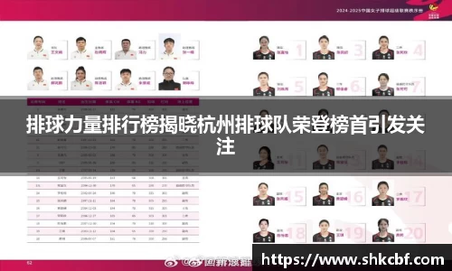排球力量排行榜揭晓杭州排球队荣登榜首引发关注